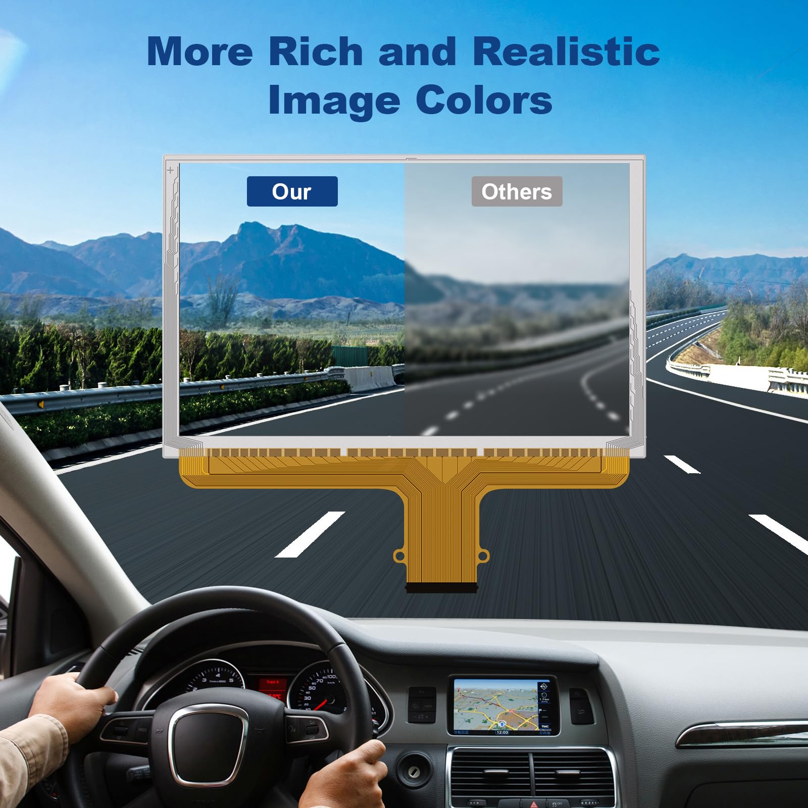 Lbw Professional Fit Gmc 8'' Touch Screen   Digitizer Navigation Radio, Touch Screen With Lcd Radio Fit For Chevrolet 2015 2018,